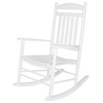 Shine Company - Maine Porch Rocker, White - Bring your relaxing outdoor experience to life with the sturdy Maine Porch Rocker from Shine Company, coated in polyurethane paint for protection. It is strong enough to withstand the elements without sacrificing the classic look you love. Rust-resistant hardware and assembly instructions are included. Max capacity: 250 lbs.