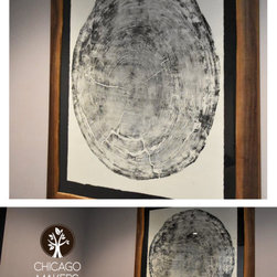 The Age of the Tree with Live Edge Walnut frame - Home Improvement
