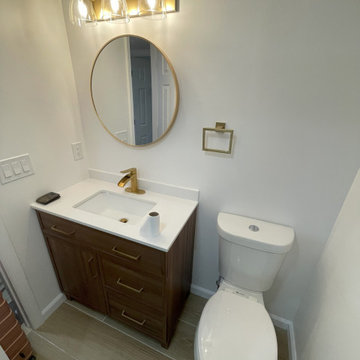 Single family home requested new bathroom in basement for owner
