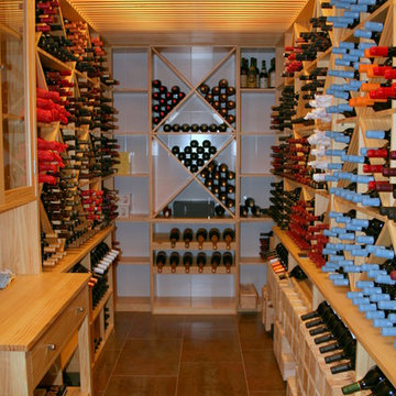 ESTANTERIAS PARA CAVA DE VINOS