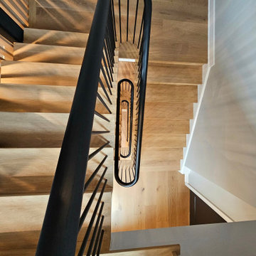 Project #115 | Staircase with Continuous Rail System Without Newels