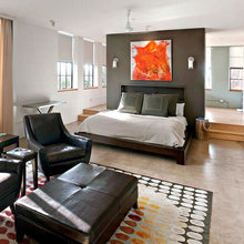basement sleeping space