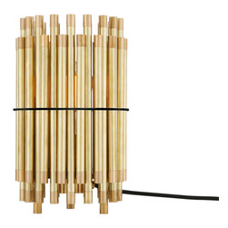 OXFORD MODERN BRASS TABLE LAMP - Table Lamps