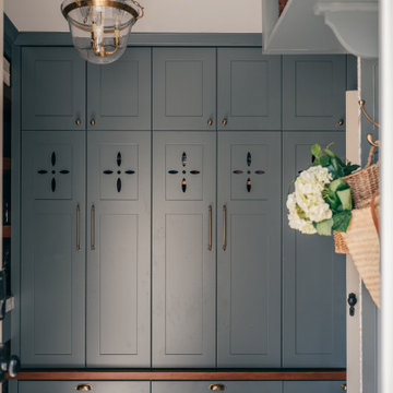A Moody Mudroom Where Form Meets Function