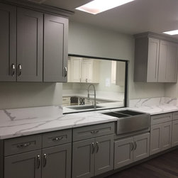 Solid Wood Gray Shaker RTA Cabinet - Products