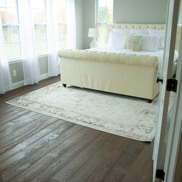 White Oak Character Wirebrushed Wide Plank Floor in Kennett Square, PA
