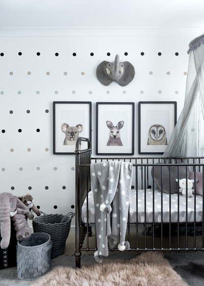 Modern Babyzimmer by Grey Peg Interiors