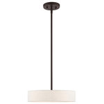 Livex Lighting - Livex Lighting 46033-07 Venlo - 14" Four Light Pendant - No. of Rods: 3  Canopy IncludedVenlo 14" Four Light Bronze/Antique BrassUL: Suitable for damp locations Energy Star Qualified: n/a ADA Certified: n/a  *Number of Lights: Lamp: 4-*Wattage:40w Candelabra Base bulb(s) *Bulb Included:No *Bulb Type:Candelabra Base *Finish Type:Bronze/Antique Brass