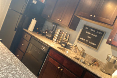 Example of a dining room design in Cleveland