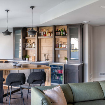 Reimagined Basements - A Modern Basement & Bar