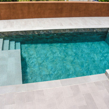 A tricolor pool