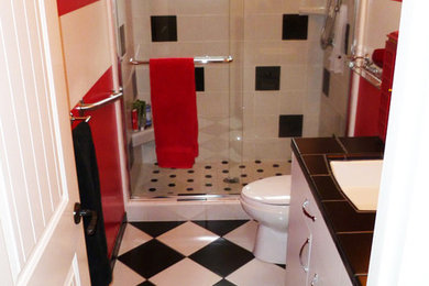 Example of an eclectic home design design in Other