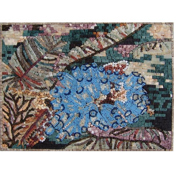 Mosaic Tile Patterns, Seaweed Tunicate, 18"x24"