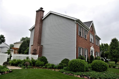 Exterior Brick Painting Project: Before and After