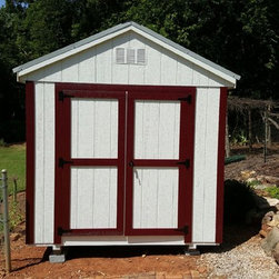 8x12 Workshop Garden Shed - Outdoor Structures