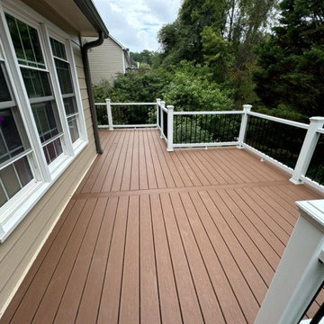 James Hardie Siding Replacement and Trex Deck Resurface in Powder Springs, GA