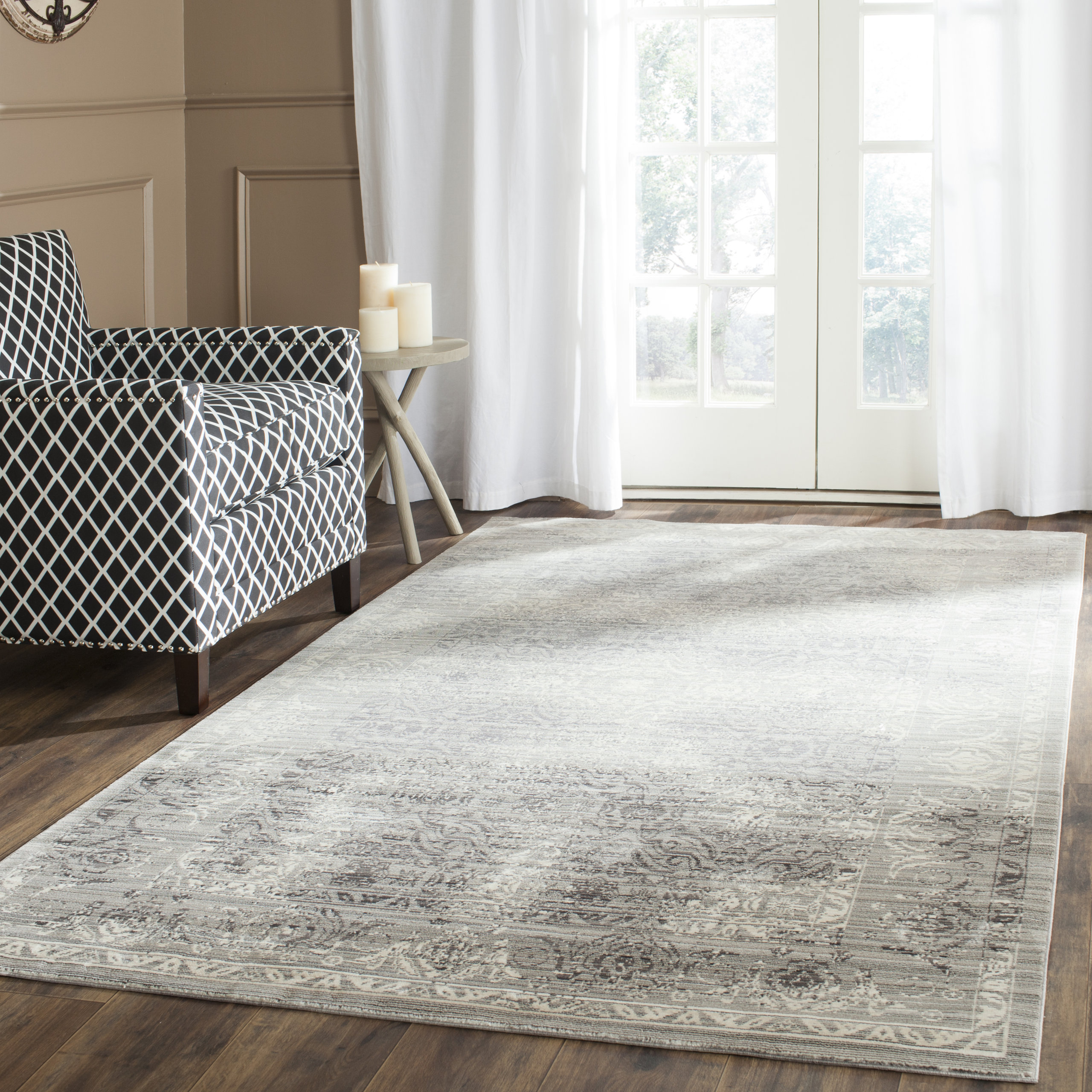 Safavieh Valencia Collection, VAL212 Rug, Mauve/Multi, 5'x8'