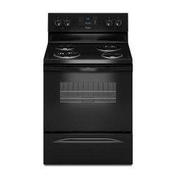 Whirlpool - Whirlpool Range. 4.8 cu. ft. Electric Range in Black WFC130M0AB - Gas Ranges And Electric Ranges