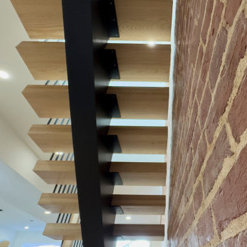 Project #145 | Modern Staircase Renovation in Victorian Townhouse