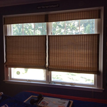 Natural woven shades