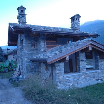 case in pietra e legno