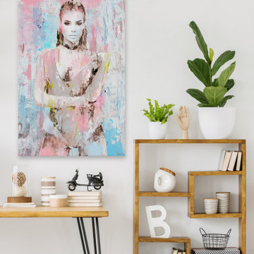 "Ready for the Beach II" Painting Print on Wrapped Canvas