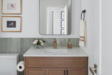Home design - small transitional home design idea in Toronto