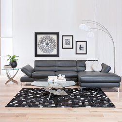 Campsis Leather Sectional - Sectional Sofas