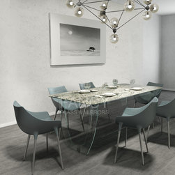 VENUS GLASS DINING TABLE - Furniture