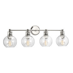 Progress Lighting P300052 Hansford 4 Light 33-1/2"W Bathroom - Polished Nickel