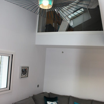Pièce à vivre d’une maison neuve – Aix les Bains