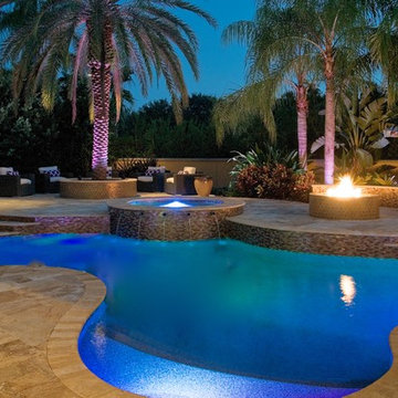 Modern Mediteranean Outdoor Space