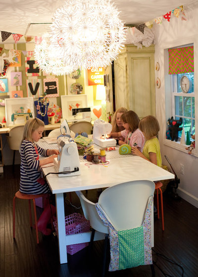 Eclectic  My Houzz: Craftiness and Color in 3 Charming Virginia Spaces