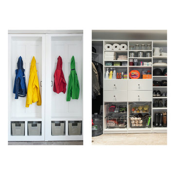 Mudroom/laundry room/office/closet- A place for everything!