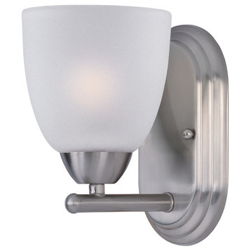Axis 1-Light Wall Sconce, Satin Nickel