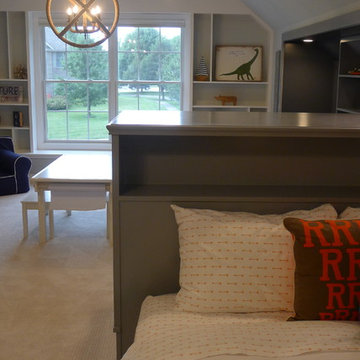 Boys bedroom with playroom