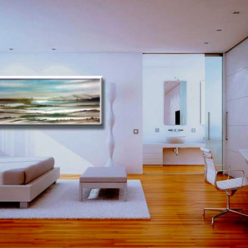 Environments with Art by João Feijó paintings.