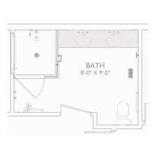 master bathroom floor plan