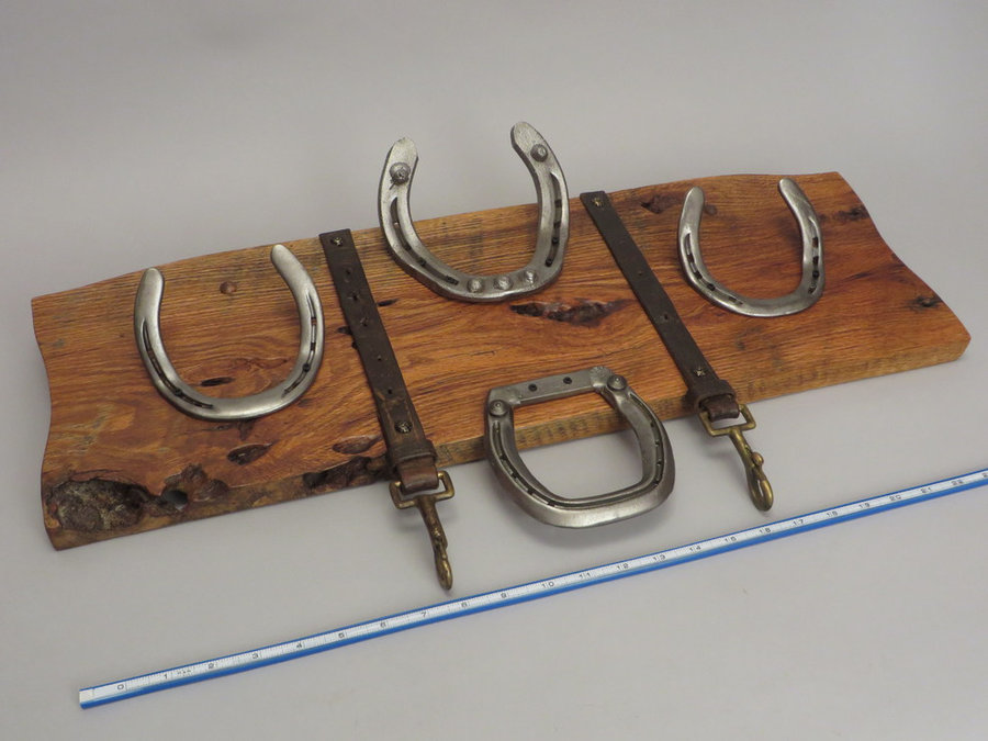 #R15080 Reclaimed Lumber, Horse Shoes, Tack Leather