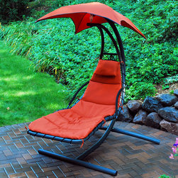 Algoma Cloud 9 Hanging Chaise Lounger - Hammocks And Swing Chairs