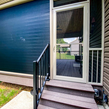 Screen Room with Composite Decking and Solar Screen