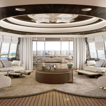 Nature-Inspired Yacht Salon
