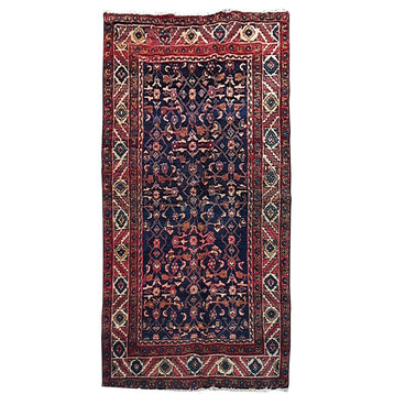 Consigned, Persian Rug, 4'x7', Handmade Wool Hamadan