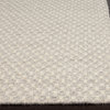 Flat Weave Solid Pattern Ivory /White Wool Handmade Rug - HL03, 8x10