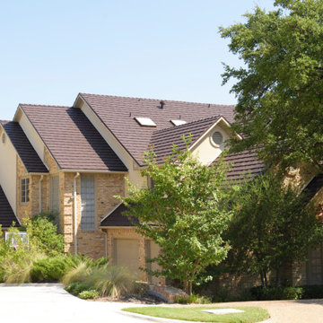 Tudor Brown Shake Roof in Texas