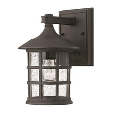 Hinkley Lighting Freeport 1 Light Outdoor Small Wall Mount, Black - 1800BK