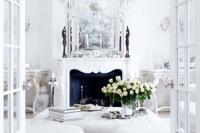 Design ideas for a classic living room in London.