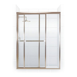 Paragon Series Framed | Brushed Nickel / Clear by Coastal - Showerheads And Body Sprays