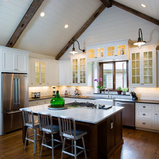 Vaulted Ceiling Farmhouse Kitchen Photos Houzz