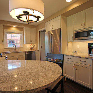 Compact Contemporary Kitchen - Grosse Pointe Woods, MI